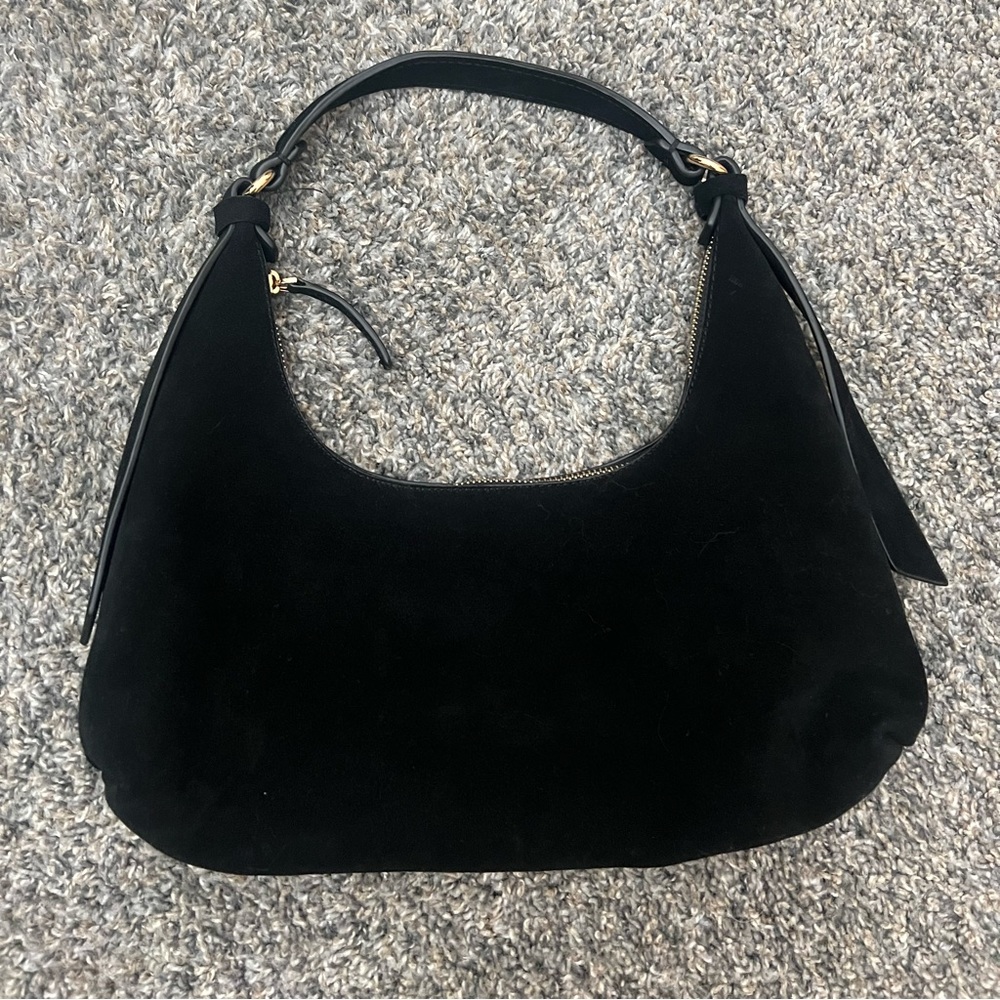 MANGO Bags | MANGO Suede Handbag